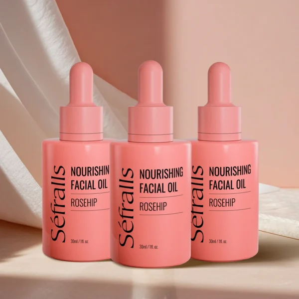 Séfralls Rosehip Facial Essence Oil 3pcs set 30ml Firming Skin Facial Massage oil Moisturizing Skincare Facial Serum Oil - Image 2