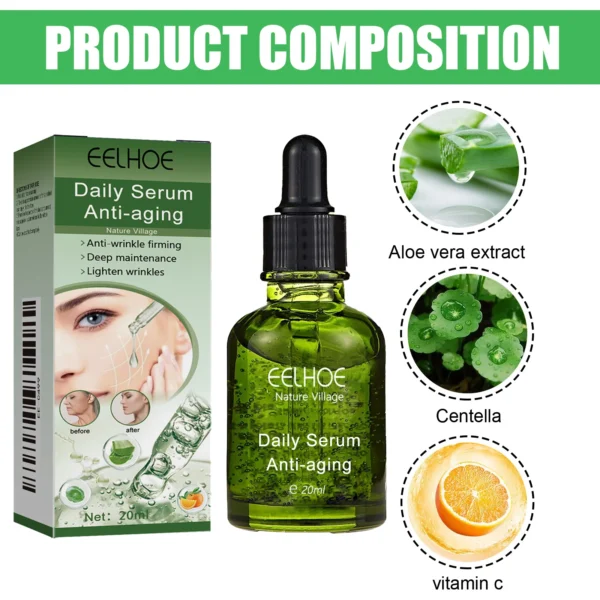 EELHOE Facial Serum Lightens fine lines and wrinkles Awakens firming skin Hydrates, moisturizes and rejuvenates face essence - Image 4