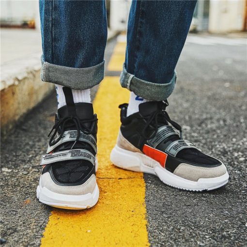 Winter men's shoes high-top sneakers - Image 5