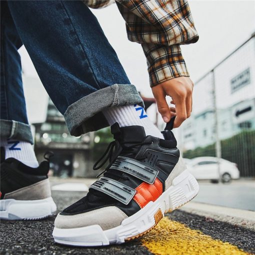 Winter men's shoes high-top sneakers - Image 2
