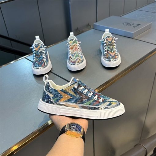 Breathable Sneakers Men's Fashion Casual Shoes - Image 3