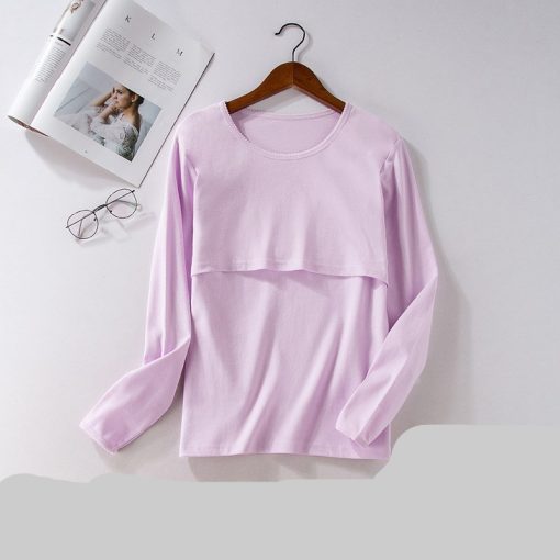Cotton autumn clothes for pregnant women - Image 4