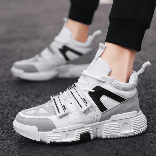 Winter men's shoes high-top sneakers - Image 6