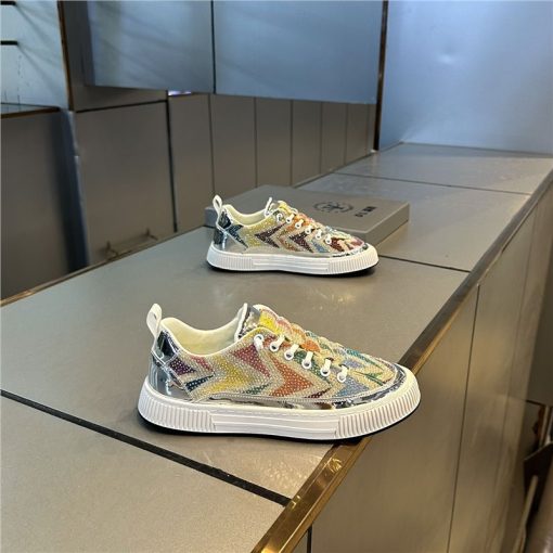 Breathable Sneakers Men's Fashion Casual Shoes - Image 4