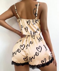 Household Clothes Pajamas Women Lace Suspender Shorts