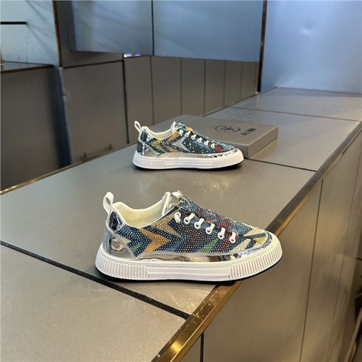 Breathable Sneakers Men's Fashion Casual Shoes - Image 5