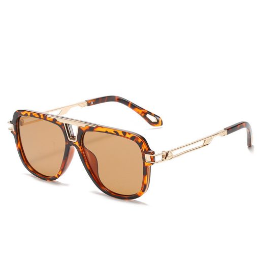 Fashion Retro Big Frame Sunglasses Man - Image 4
