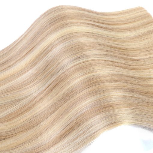 Real human hair seamless flat hair extension - Image 2