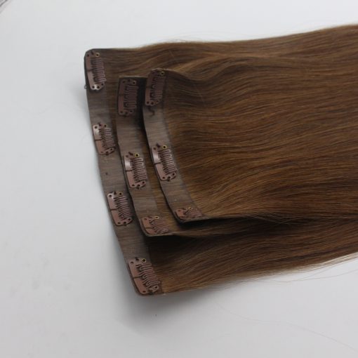 Clip hair clips in human hair extension - Image 5