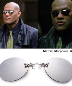 Sunglasses Metal Round Frame Mini Glasses for Men and Women