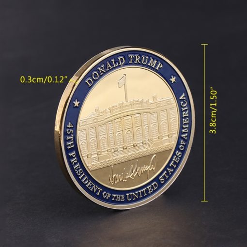 Trump Trump Takes Office Gilded Commemorative Coin - Image 3