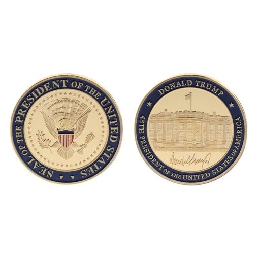 Trump Trump Takes Office Gilded Commemorative Coin - Image 7