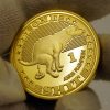 HOT One Shit Challenge Gold Plated Coin Dog ANUS PLLIMPSUM Commemorative Coins Lucky Gold Coin Beginner's Lucky Coin