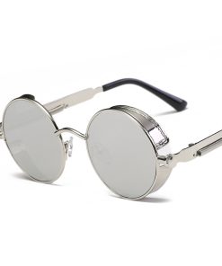 Ladies Metal Round Frame Spring Glasses Frame