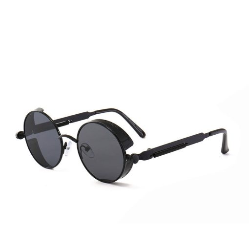 Ladies Metal Round Frame Spring Glasses Frame - Image 6
