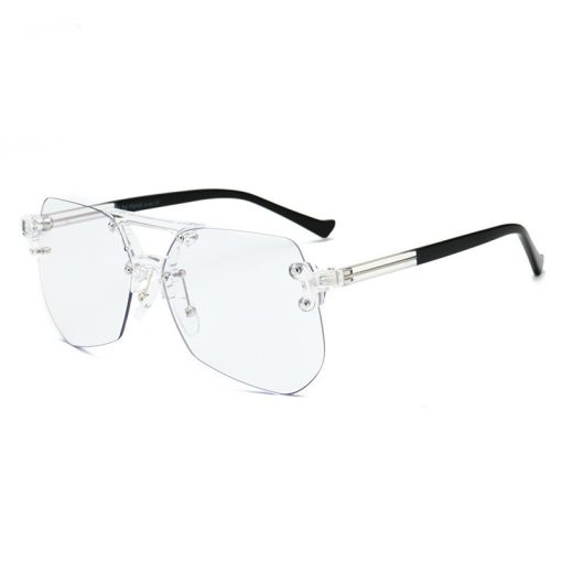Anti-blue Glasses Rimless Flat Glasses Men - Image 5