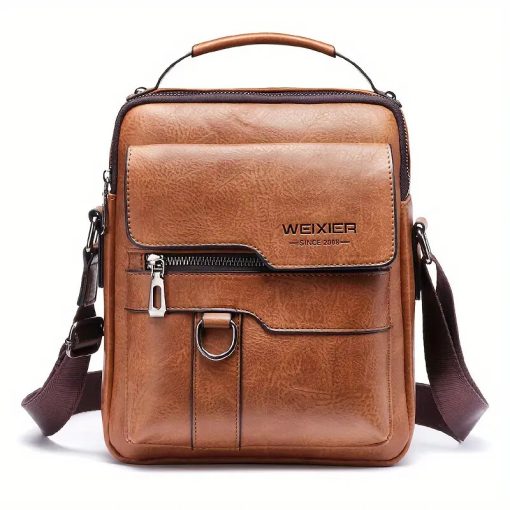 Unisex Shoulder Bags, Waist Bags, Men'S Crossbody Bags, Single Shoulder Bags, Casual And Simple Retro Men'S Bags, Fashionable And Trendy Bags, Textured Commuting Bags, New Business Men'S Bags - Image 2