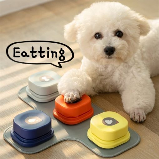 4 Colors Pet Communication Button One-click Prevent Physical Inactivity Recordable Dog Talking Button Toy Cat Toy Pet Products - Image 10