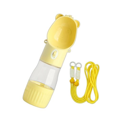 2 In 1 Portable Dog Water Bottle For Small Big Dogs Cat Outdoor Leak-proof Puppy Drinking Bowl With Food Container Pets Feeder Pet Products - Image 8