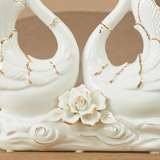 Swan Ornaments Ceramic Home Accessories Ornaments - Image 7