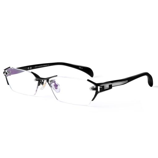 Glasses Frame Rimless Pure Titanium Glasses Frame Women - Image 6