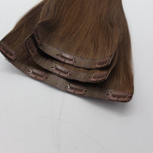 Clip hair clips in human hair extension - Image 3