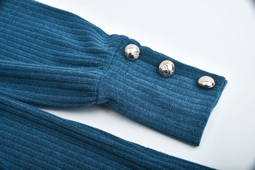 Women's Lapel Pullover Knit Sweater - Image 4