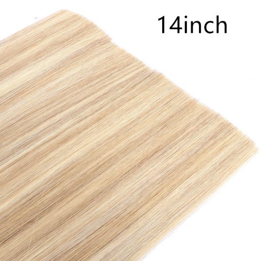 Real human hair seamless flat hair extension - Image 7
