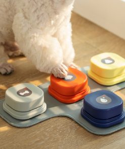 4 Colors Pet Communication Button One-click Prevent Physical Inactivity Recordable Dog Talking Button Toy Cat Toy Pet Products