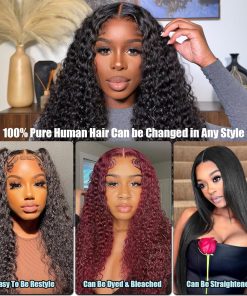 Front Lace Human Hair Wig Deep Wave Human Wigs