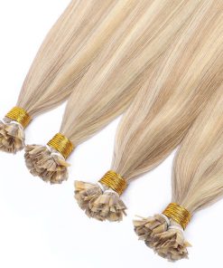 Real human hair seamless flat hair extension