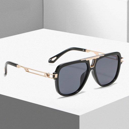 Fashion Retro Big Frame Sunglasses Man - Image 3