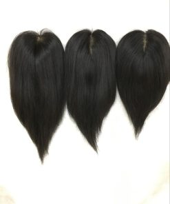 Full-handed weaving human hair delivery hand-woven hand-woven human hair top hand-crocheted real hair piece diamond net hair block