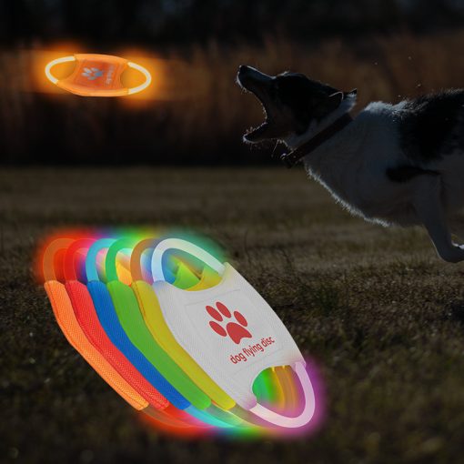 Dog Flying Discs Light Glowing LED LuminousTrainning Interactive Toys Game Flying Discs Dog Toy Pet Dog Accessories Pet Products - Image 6
