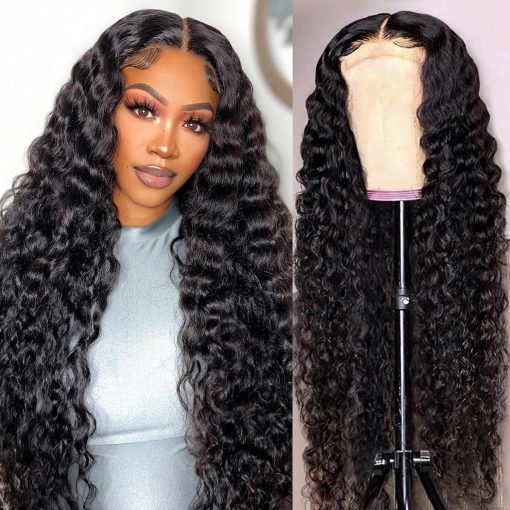 Front Lace Human Hair Wig Deep Wave Human Wigs - Image 5