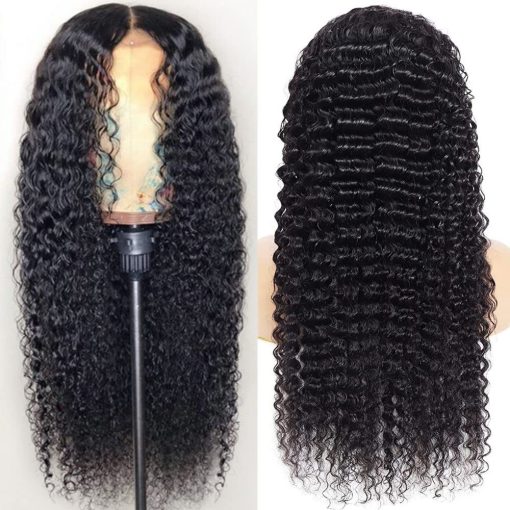 Front Lace Human Hair Wig Deep Wave Human Wigs - Image 2