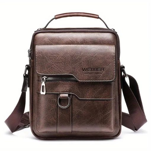 Unisex Shoulder Bags, Waist Bags, Men'S Crossbody Bags, Single Shoulder Bags, Casual And Simple Retro Men'S Bags, Fashionable And Trendy Bags, Textured Commuting Bags, New Business Men'S Bags - Image 8