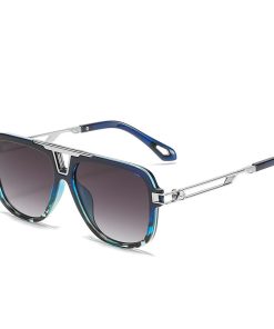 Fashion Retro Big Frame Sunglasses Man