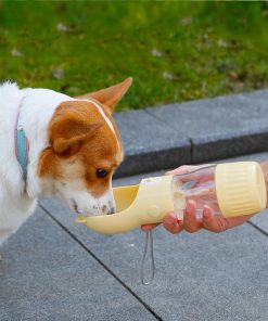 2 In 1 Portable Dog Water Bottle For Small Big Dogs Cat Outdoor Leak-proof Puppy Drinking Bowl With Food Container Pets Feeder Pet Products