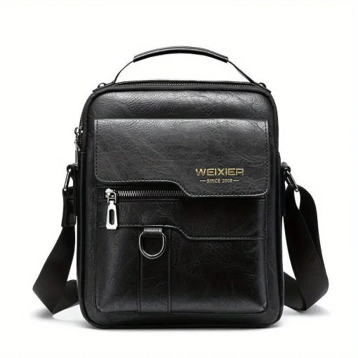 Unisex Shoulder Bags, Waist Bags, Men'S Crossbody Bags, Single Shoulder Bags, Casual And Simple Retro Men'S Bags, Fashionable And Trendy Bags, Textured Commuting Bags, New Business Men'S Bags - Image 4