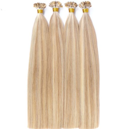 Real human hair seamless flat hair extension - Image 5