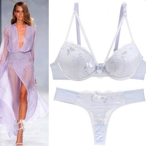 Women's Sexy Lingerie Lace Bra Set Lady Bra Underwear - Image 4