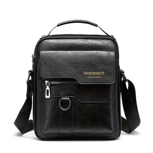 Unisex Shoulder Bags, Waist Bags, Men'S Crossbody Bags, Single Shoulder Bags, Casual And Simple Retro Men'S Bags, Fashionable And Trendy Bags, Textured Commuting Bags, New Business Men'S Bags - Image 6