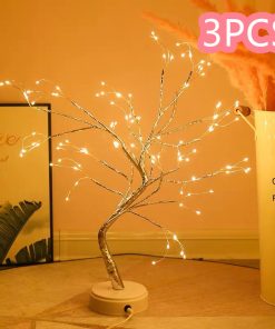 Led Copper Wire Light Bedroom Light