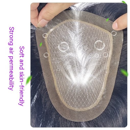 Men's Hand Woven Human Hair Wig - Image 2