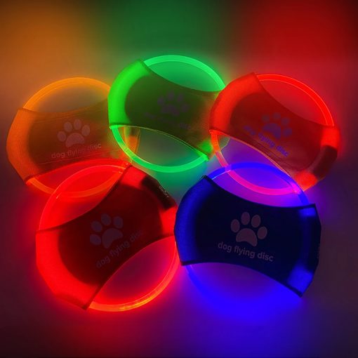 Dog Flying Discs Light Glowing LED LuminousTrainning Interactive Toys Game Flying Discs Dog Toy Pet Dog Accessories Pet Products - Image 8