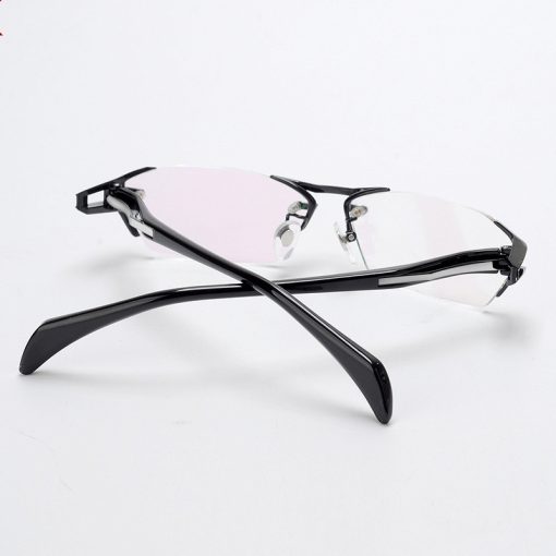 Glasses Frame Rimless Pure Titanium Glasses Frame Women - Image 8