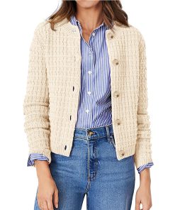 Women's Solid Color Commute Knitted Cardigan Casual Sweater Coat