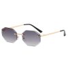 Frameless Polygon Fashion Glasses For Men And Women