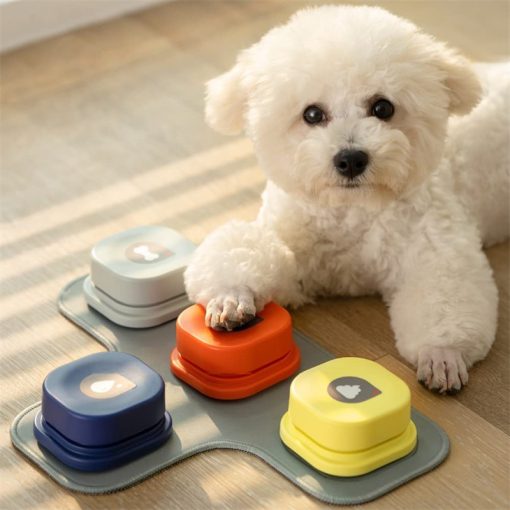 4 Colors Pet Communication Button One-click Prevent Physical Inactivity Recordable Dog Talking Button Toy Cat Toy Pet Products - Image 8